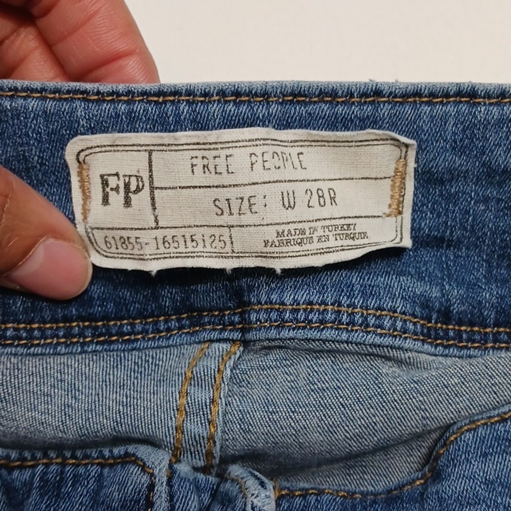 Free People Extreme Flare Bell Bottom Jeans Women’s 28R - Picture 2 of 7